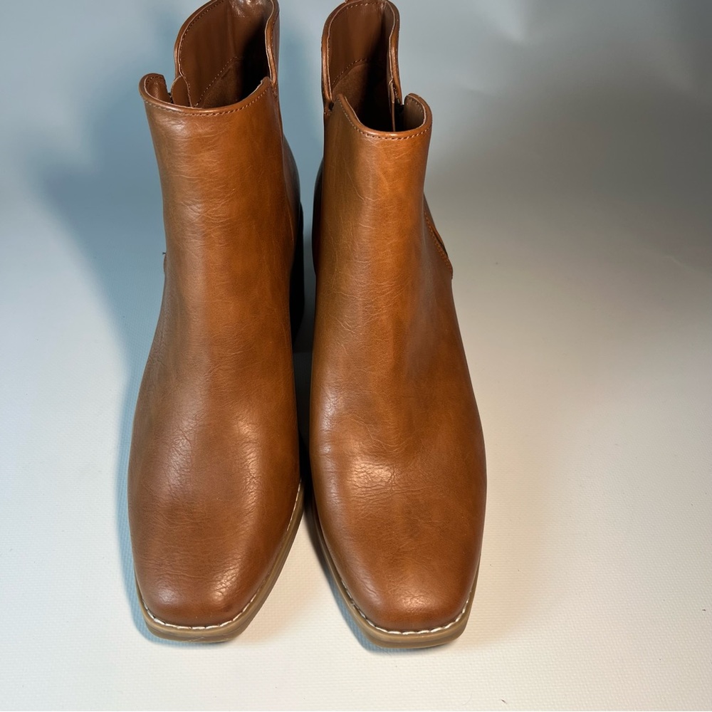 Women’s Brown Imitation Leather Boots (11)